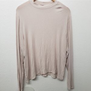 American Eagle Soft and Sexy Ribbed Long Sleeve Top Size XXL